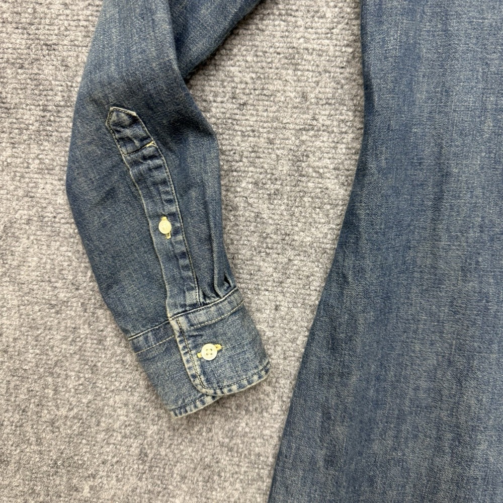 Ralph Lauren Denim Jean Shirt Dress Button Up Long Sleeve Women's size S Small - Picture 5 of 12